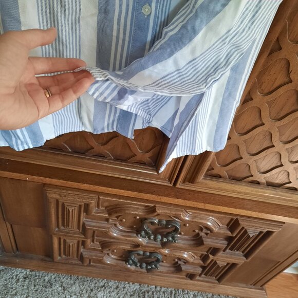 Mud Pie Beach Striped Slouchy Swim Coverup Tunic  - Size M - Picture 7 of 14